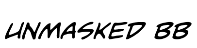 Unmasked BB Font Image