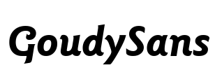 GoudySans Font Image