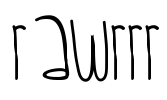 Rawrrr Font Image