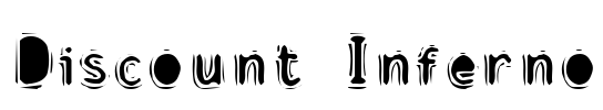 Discount Inferno Font Image