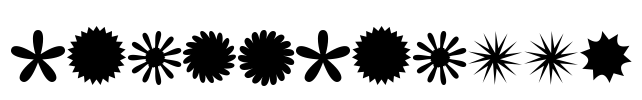 SternStella Font Image