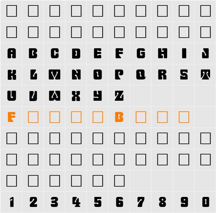 RomulanFake Character Map