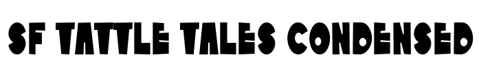SF Tattle Tales Condensed Font Image