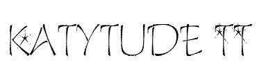 Katytude TT Font Image