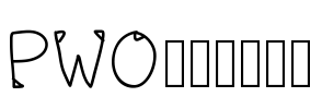 PWOctober Font Image