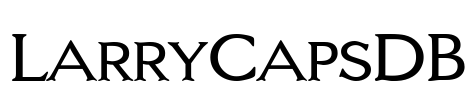 LarryCapsDB Font Image