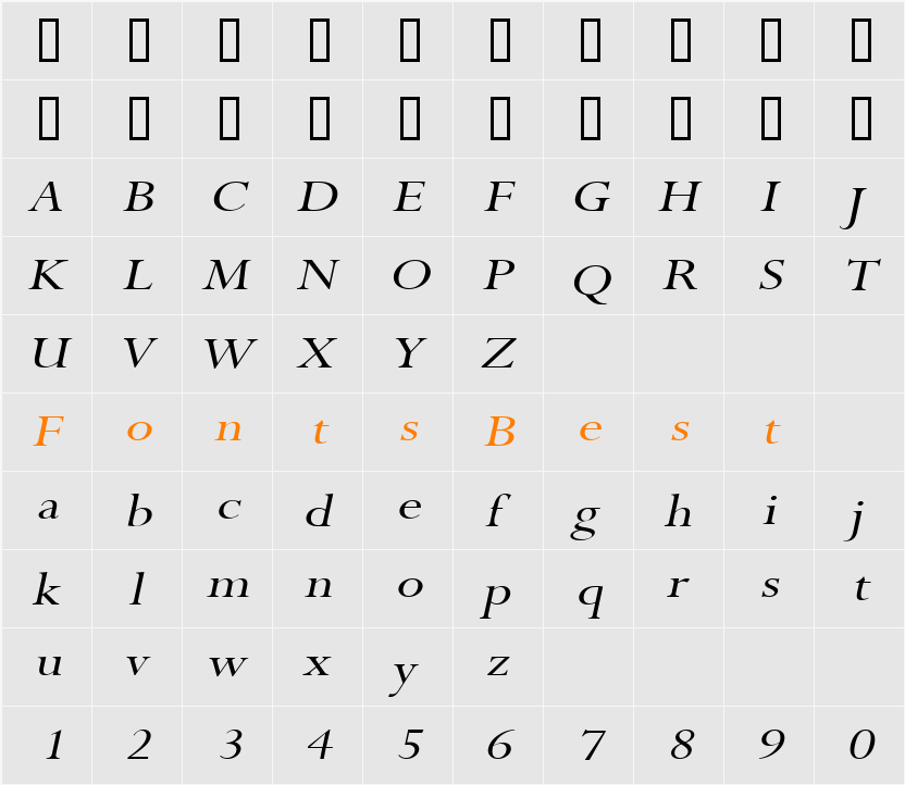 Rapid Wide Character Map