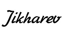 Jikharev Font Image