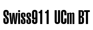 Swiss911 UCm BT Font Image