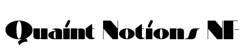 Quaint Notions NF Font Image
