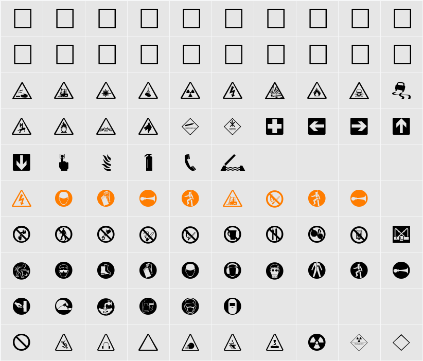 Hazard Character Map
