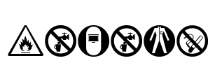 Hazard Font Image