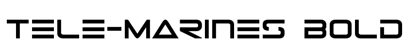 Tele-Marines Bold Font Image