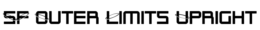 SF Outer Limits Upright Font Image