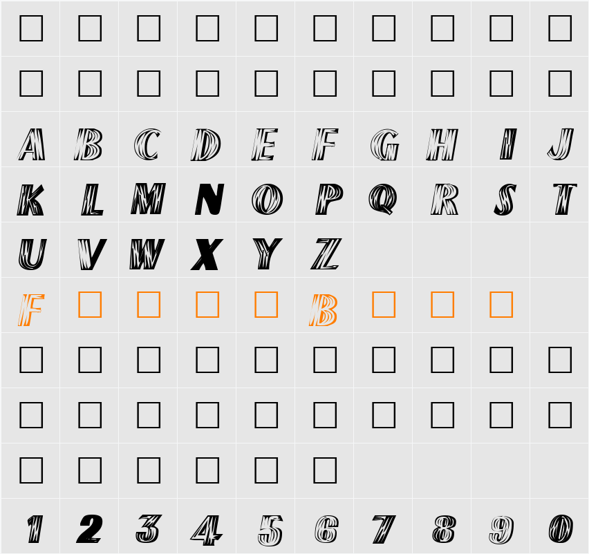 Haven Character Map