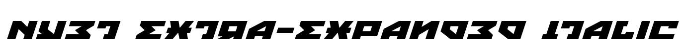 Nyet Extra-Expanded Italic