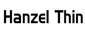 Hanzel Thin Font Image