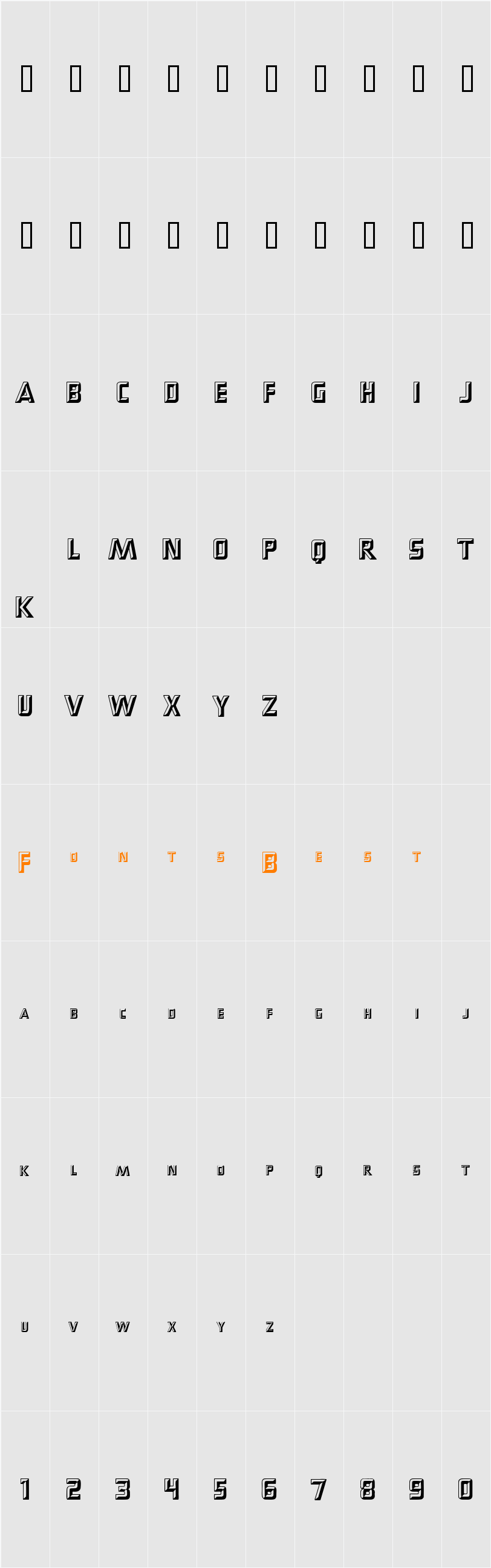 PopUps Character Map
