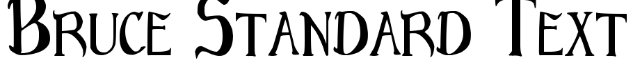 Bruce Standard Text