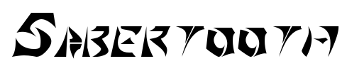 Sabertooth Font Image