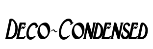 Deco-Condensed