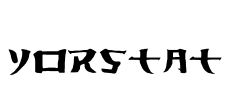 Yorstat Font Image