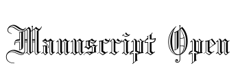 Manuscript Open Font Image
