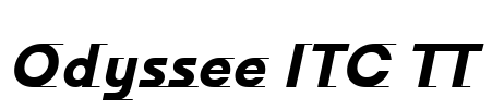 Odyssee ITC TT Font Image