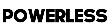 POWERLESS Font Image