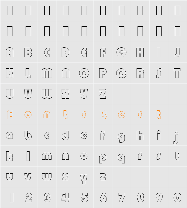 BrianBeckerOutline-Heavy Character Map