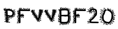 pfvvbf20 Font Image