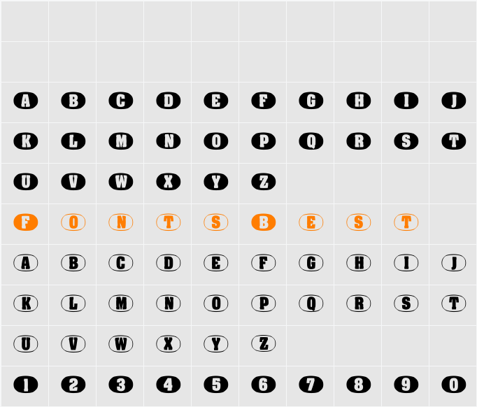 EggsOne Character Map