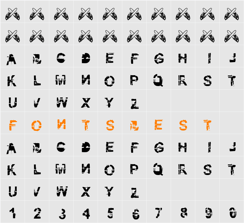 kibblez no bitz Character Map