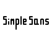 Simple Sans Font Image