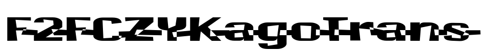 F2FCZYKagoTrans Font Image