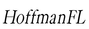 HoffmanFL Font Image