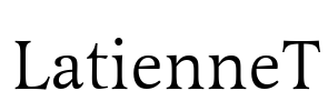 LatienneT Font Image