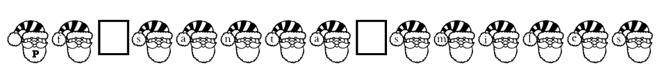 Pf_santa_smiles Font Image