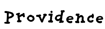 Providence Font Image