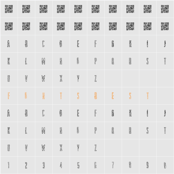 ShockColours Character Map
