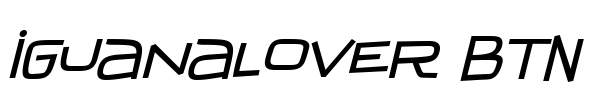 IguanaLover BTN Font Image