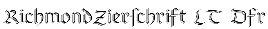 RichmondZierschrift LT Dfr