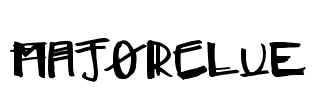MajorClue Font Image