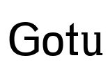 Gotu Font Image