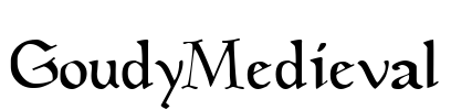 GoudyMedieval