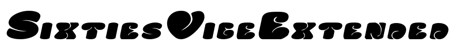 SixtiesVibeExtended Font Image
