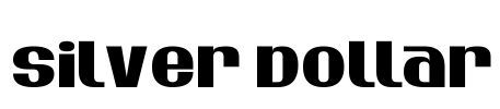 Silver Dollar Font Image
