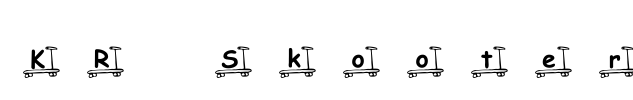 KR Skooter Font Image