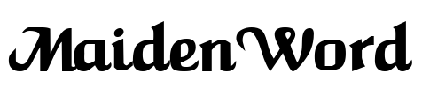 MaidenWord Font Image