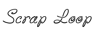 Scrap Loop Font Image
